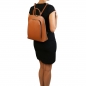 Preview: Rucksack Leder Cognac_TL141631_Outfit Preview: Rucksack Leder Cognac_TL141631_Outfit